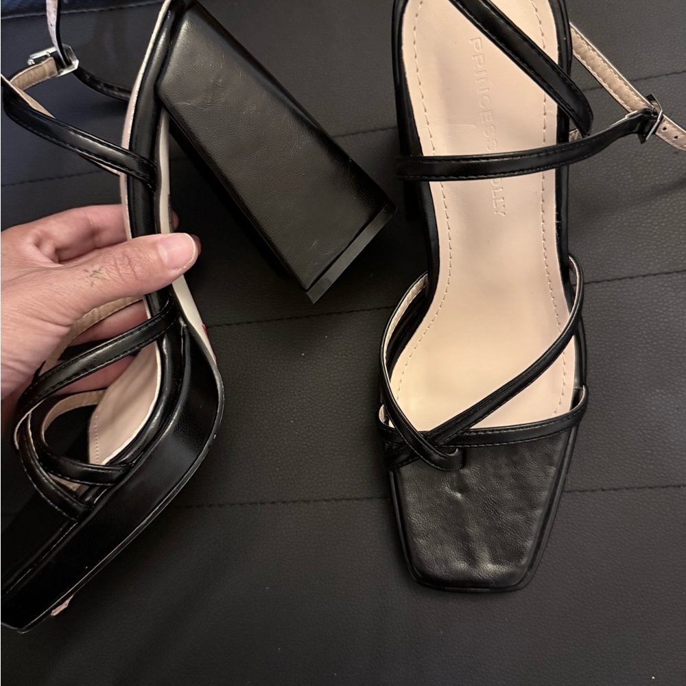 Princess Polly Cammie Black  Heels